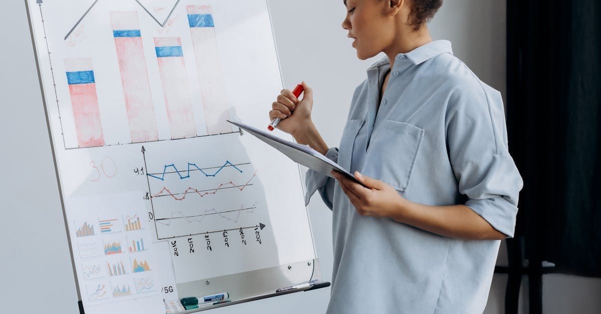 Diverse business team with analytics